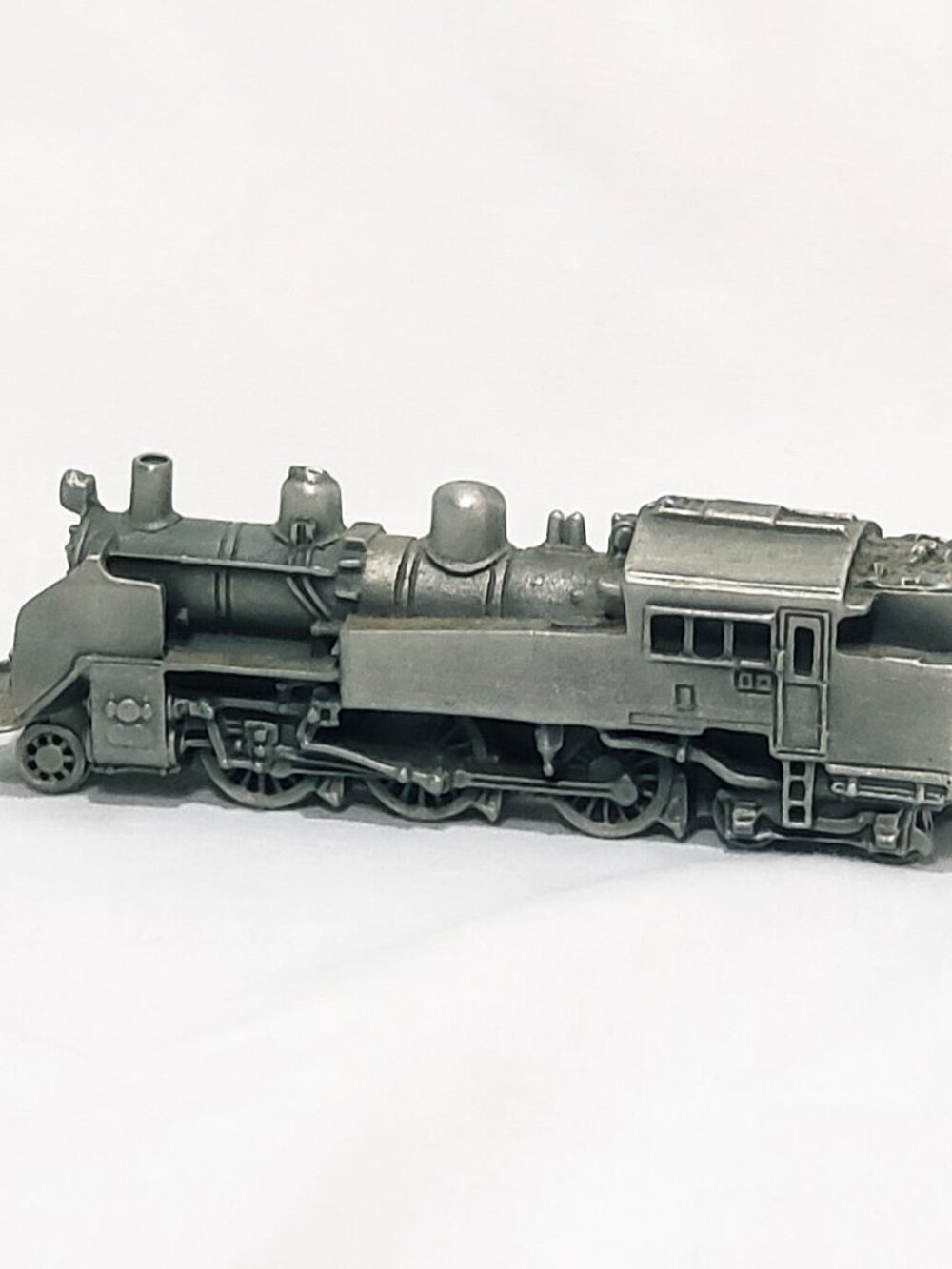 Vintage Class C-11 Train Engine Pewter Locomotive Franklin Mint 1985